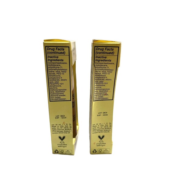 Tarte Sugar Rush Skin Treat Poreless Tinted Moisturizer SPF‎ 20 ~ Deep ( Qty 2 ) - Picture 3 of 6